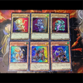 Yu-Gi-Oh Japanese 6Pcs Cards Set, Ojama Trio + Armed Dragon LV3 LV5 LV7, Ultra Rare Holo Custom Anime Collectible Cards